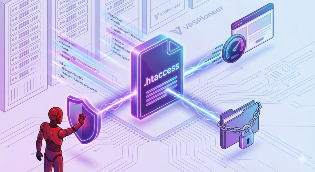 how to manage htaccess file