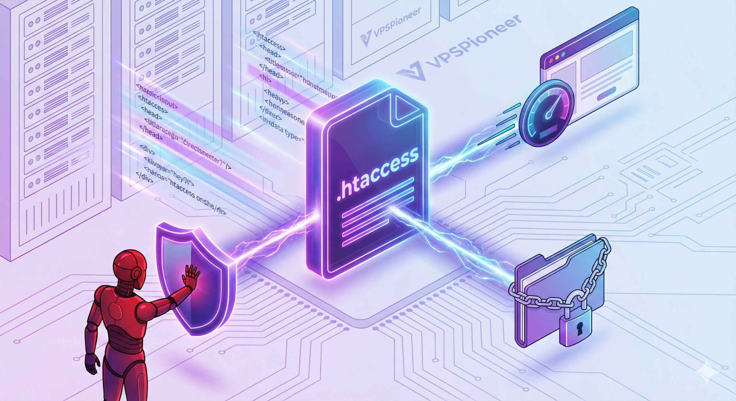 how to manage htaccess file